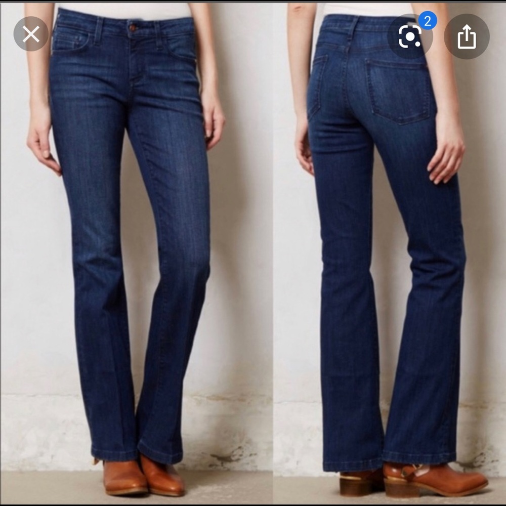 Anthro Pilcro and Letterpress fit stet boot Jeans